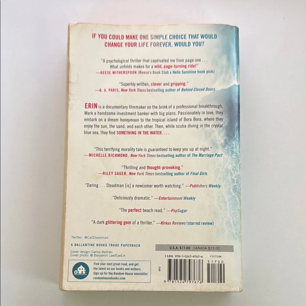 Something in the Water Book by Catherine Steadman - Picture 2 of 2